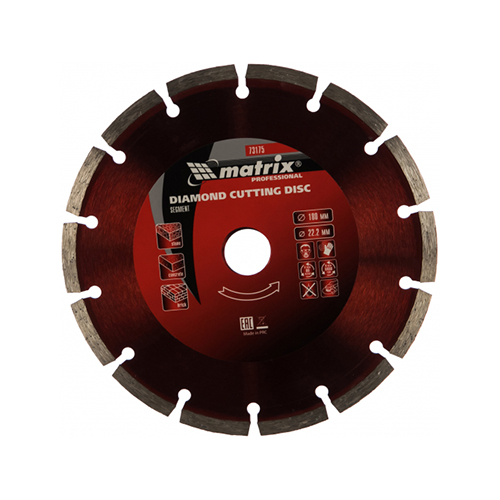Диск алмазный MATRIX 180х22,2 мм