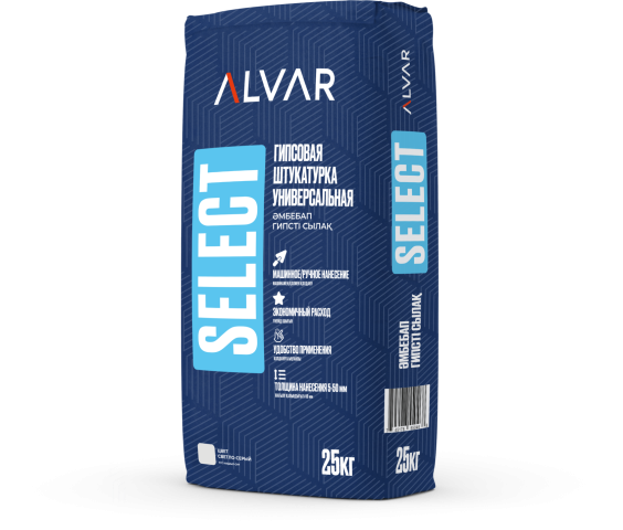 Штукатурка гипсовая ALIT ALVAR Select (25 кг)