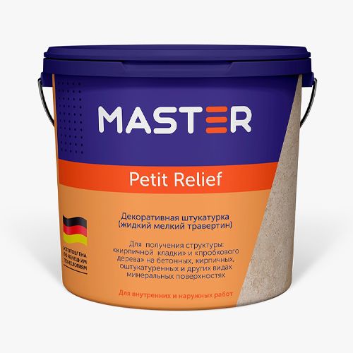 Штукатурка Petit Relief Тёмный 15 кг