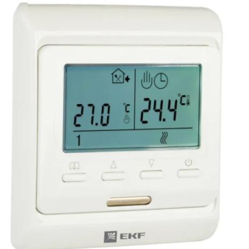 Термостат для теплых полов электронный 16 A 230В с датчиком пола EKF