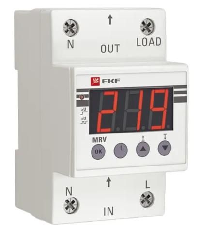 Реле напряжения с дисплеем MRV 40A EKF PROxima