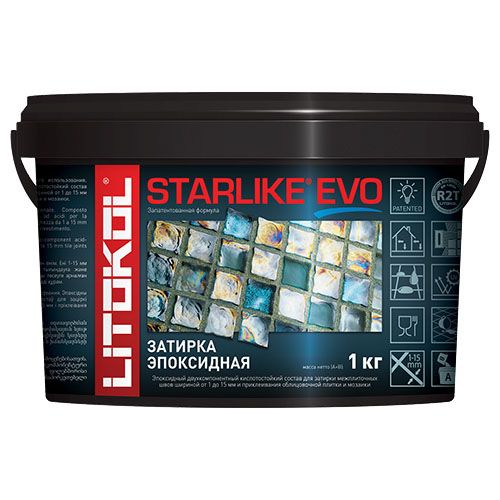 Затирка Litokol Nero Grafite 1 кг