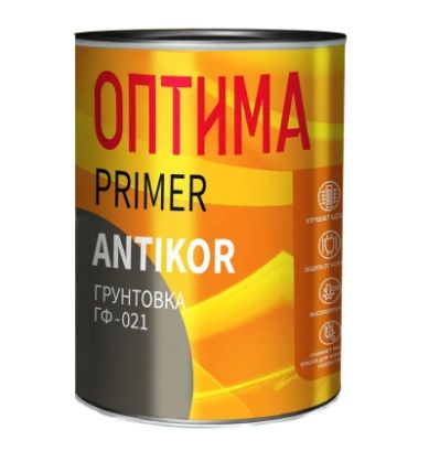 Грунтовка ОПТИМА ANTIKOR ГФ-021 серая 2,6кг